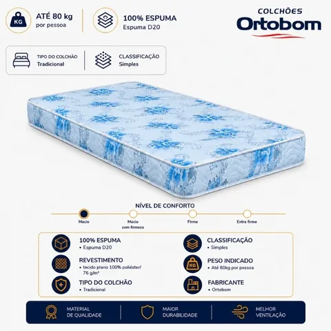 Foto oficial do Colchão Ortobom Dream Soft