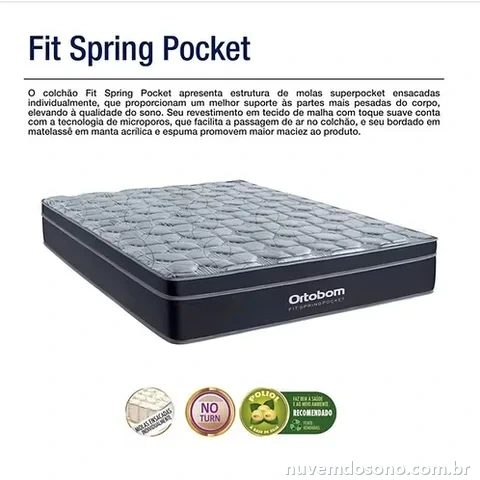 Foto 6 do Colchão Ortobom Fit Springpocket